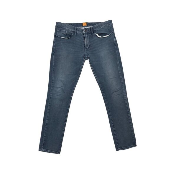 Hugo Boss Mens Slim Fit Jeans 35/32 Blue Denim - Picture 1 of 6